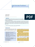 Implant-Retained Auricular Prosthesis: A Case Report: January 2010 - Vol.4