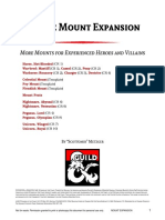 D&D 5e Mount Expansion