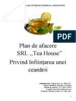 Bobuțac Ion MKL-191 Lucru individual La disciplina Antreprenoriat   Plan de afacere  ,,Tea''