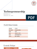 Technopreneurship Pertemuan 1 - Menjadi Wirausaha