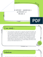 Case Study - Module 1 Activity - 2 Team - 2