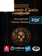 Baldur's Gate Enhanced Edition Unnoficial Game Manual