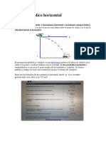 Tiro Parabólico Horizontal y Oblicuo