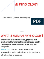 Human Physiology: DR S B PHIRI (Human Physiologist)