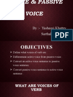 ACTIVE & PASSIVE VOICE GUIDE