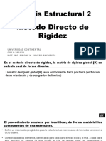 Método Directo de Rigidez Estructural