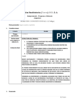 Evaluación Sustitutoria DERECHO CONSTITUCIONAL 1