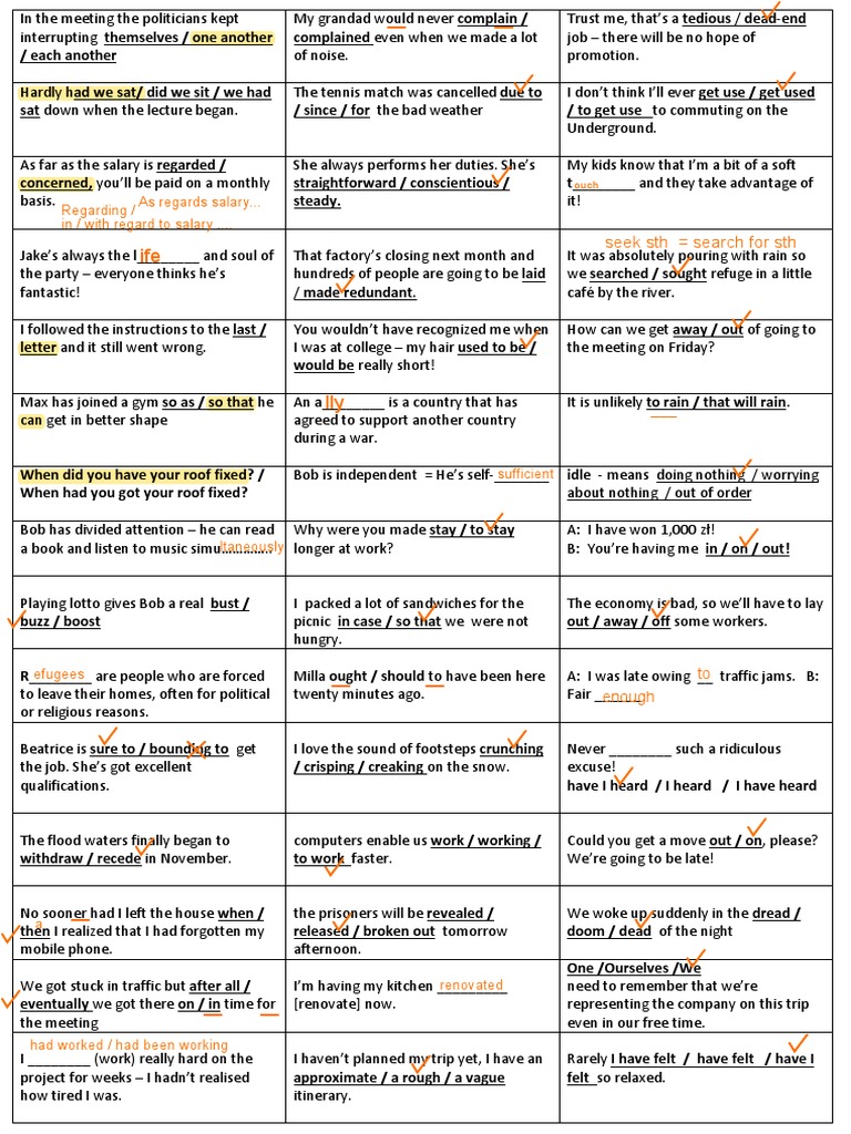 English Grammar Usage Examples | PDF | Language Arts & Discipline