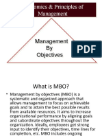 Economics & Management Principles: MBO, Controlling, SWOT, SCM