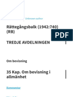 Rättegångsbalk (1942 - 740) (RB) - Lagen - Nu