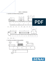 Prova 1 Metrologia Leituras Instrumentos Medição