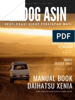 Sampul Majalah Petualangan Jalanan Mobil Oranye Hitam