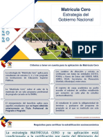 Presentación Matrícula Cero Universidad Militar Nueva Granada
