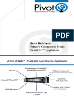 Quick Reference Network Connections Guide For VSTAC Watch Appliances