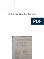 Exemple Trusses Influence Line