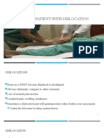 Nursing Care Patient With Dislocation