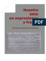Nuestro Latin en Expresiones y Frases