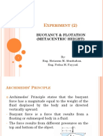 Xperiment: Buoyancy & Flotation (Metacentric Height)