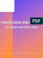 2020-2 Todas Las Lecturas Psicología Educativa