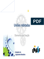 Uniões rebitadas: tipos, aplicações e dimensionamento