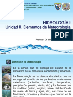 Tema 2. Elementos de Meteorología y Climatología - Unidad II