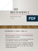 IE 305 Recitation 2: Introduction To Arena 18.10.2021