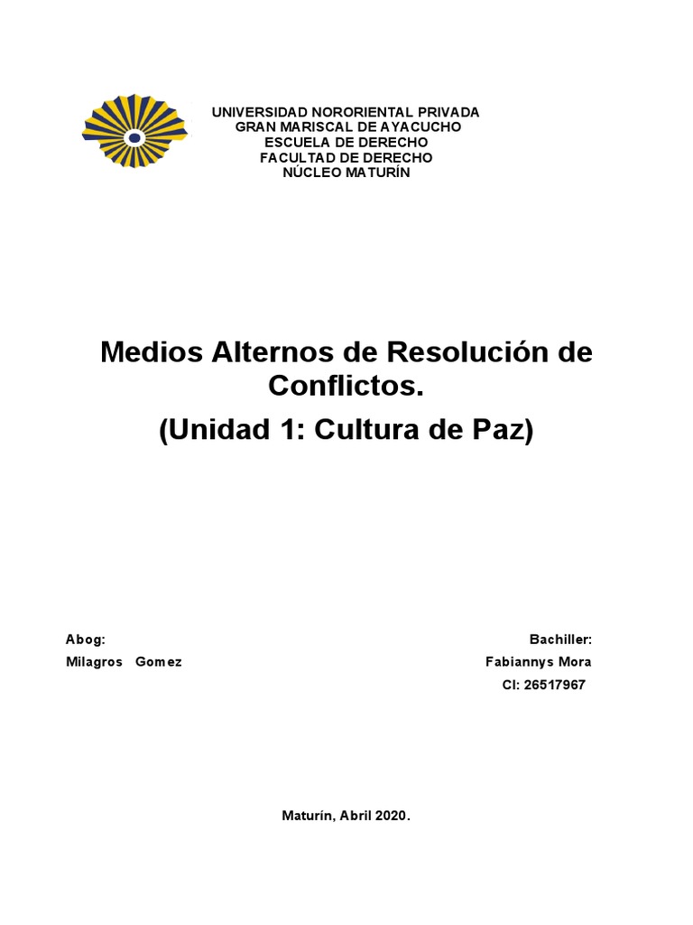 Cultura de Paz y Violencia Estructural | PDF | Violencia | La ...