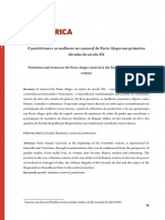 Como o positivismo transformou a participação feminina no carnaval de Porto Alegre