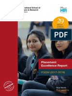 ISBR PGDM Placement Excellence Report