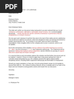 Banning Letter Template PDF Social Institutions Social Science