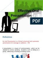 Oral Presentation Skills Revised