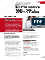 Plaquette Master Mention Comptabilite Controle Audit