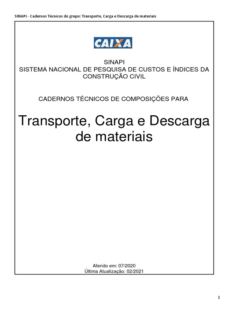 Licitações - Caderno Técnico regulamenta o custo do transporte de