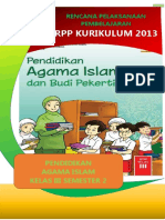 RPP Kurikulum 2013 SD Negeri Wuwur 01: Pendidikan Agama Islam Kelas Iii Semester 2