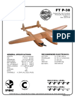 4-Flite Test P-38 1.1 Full Sized Plans