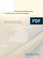 The Quality of Life of North Korean