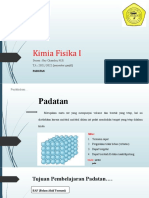 Kimia Fisika I Padatan