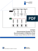 Synax Decentralized System For The Synchronization of Machine Axes