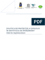 Politica de Protectie a Copiluluighid de Implementare