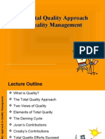 The Total Quality Approach To Quality Management