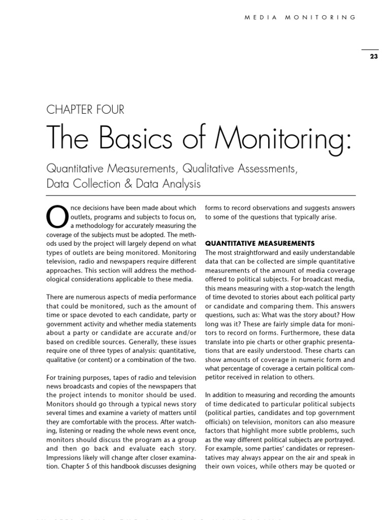 Media Monitoring Methodologies Explained | PDF