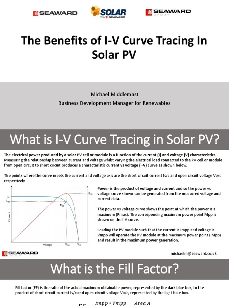 The Benefits Of Iv Curve Tracing Webinar Pdf Electricity