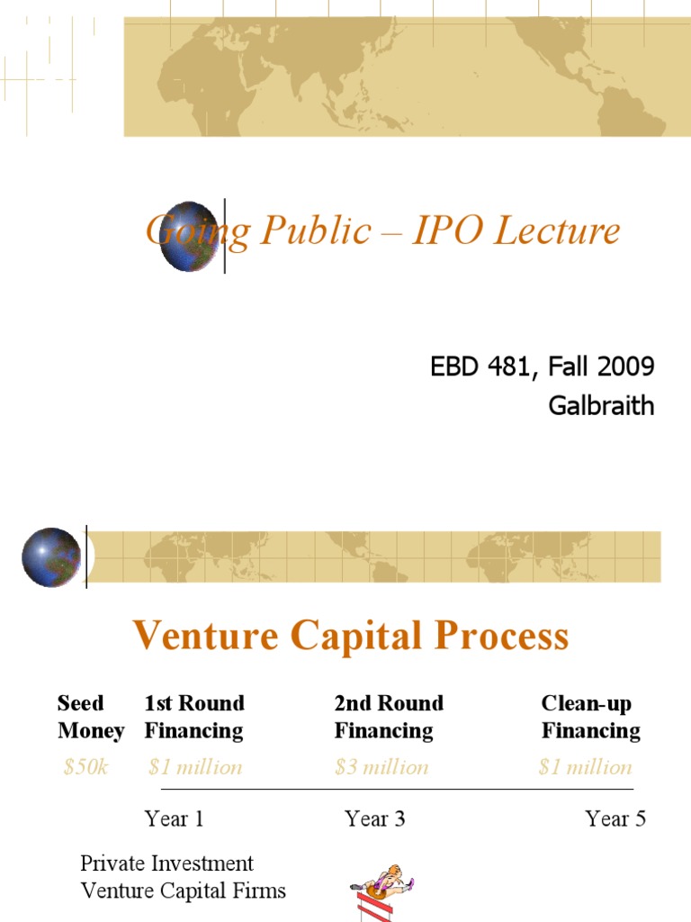IPO Process and Venture Capital Insights | PDF | Initial Public ...