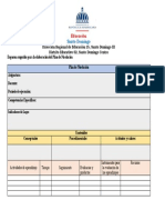 Matriz de Plan de Nivelacion