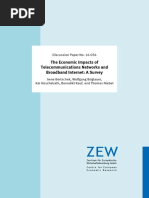 The Economic Impacts of Telecommunications Networks and Broadband Internet: A Survey