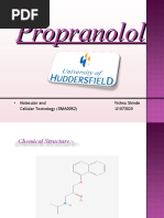 Download Propranolol Presentation Final by Vishnu Shinde SN54633587 doc pdf