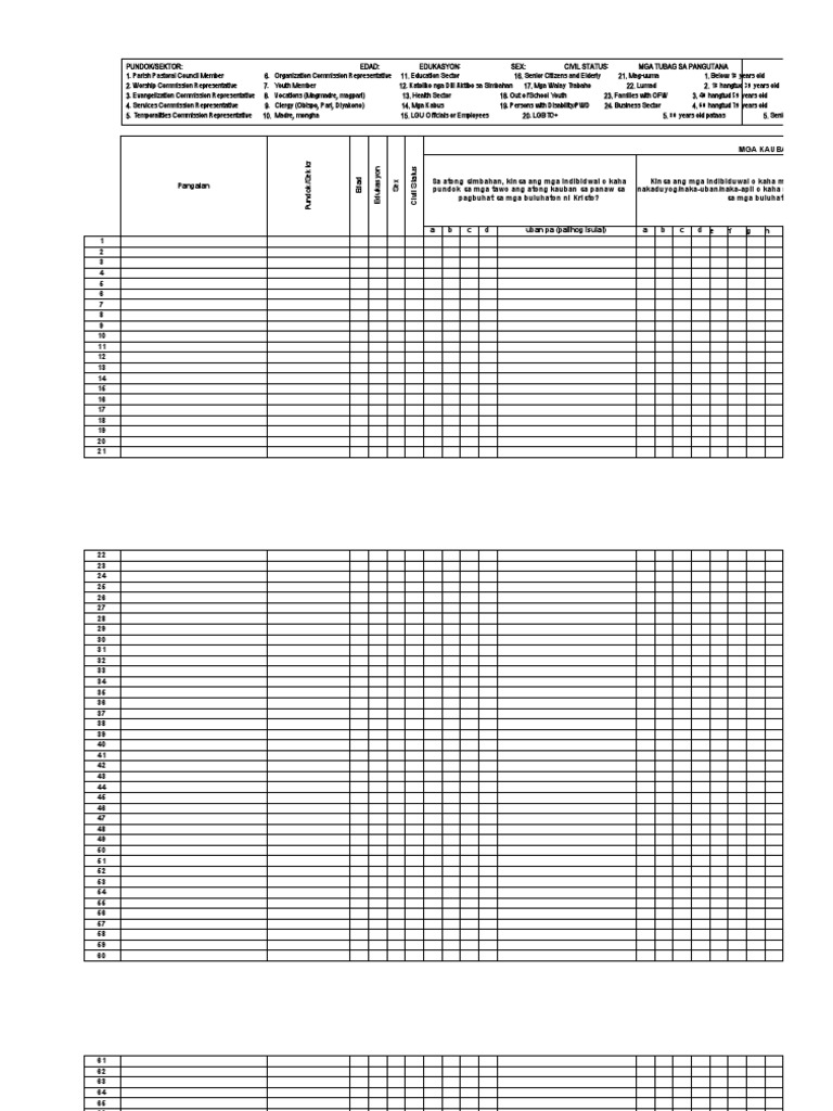 Companions on the Journey Data Sheet | PDF | Christian Organizations