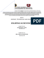 Filipino Scientists: GE 07 Science, Technology and Society
