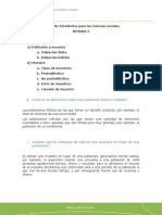 Estadística para Las Ciencias Sociales: ¿Cuál Es La Diferencia Entre Una Población Finita e Infinita?