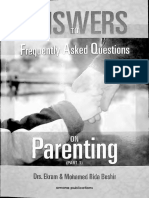 Parenting - Answers To Frequently Asked On Parenting - Part I